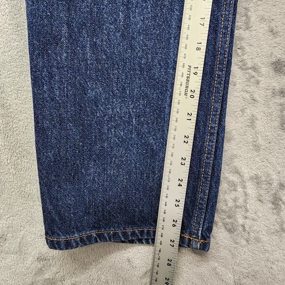 Jeanology Collection Jeans Womens 12P PETITE Blue Mid Rise Straight Leg Denim - Picture 9 of 11